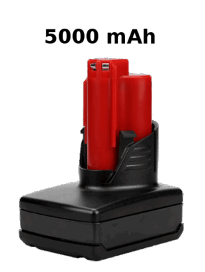 Accu voor Milwaukee M12 - 5000 Mah - Samsung cellen (48-11-2401)