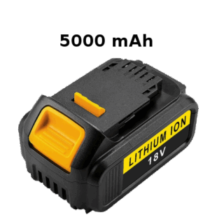 Accu (Huismerk) voor DeWalt DCB180 -DCB184 DCB200 - 18 Volt - 5000 Mah