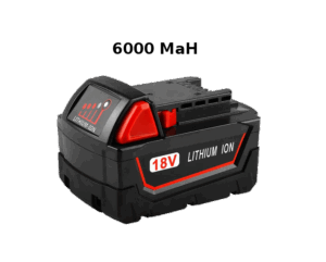 Accu voor Milwaukee M18 - 18 Volt - 6000 mAh