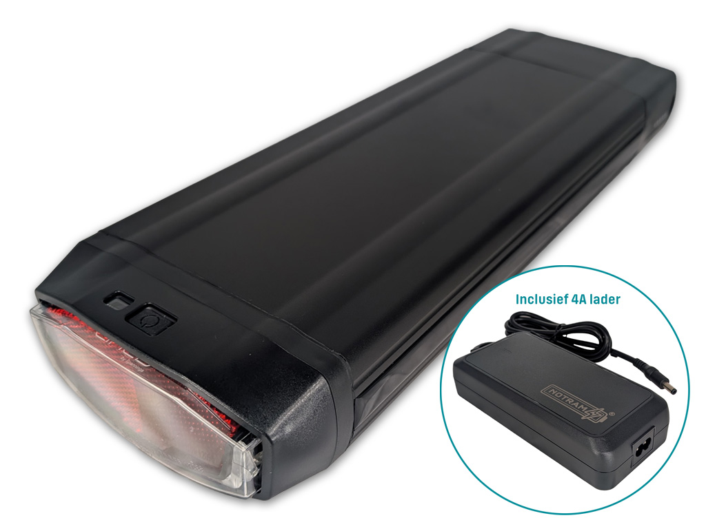 Accu voor Stella fietsen (type 2)  vanaf 2014 -  36 Volt  - 11.6 Ah - 418 wh - inclusief 2A  lader - FietsLAD-02-20)