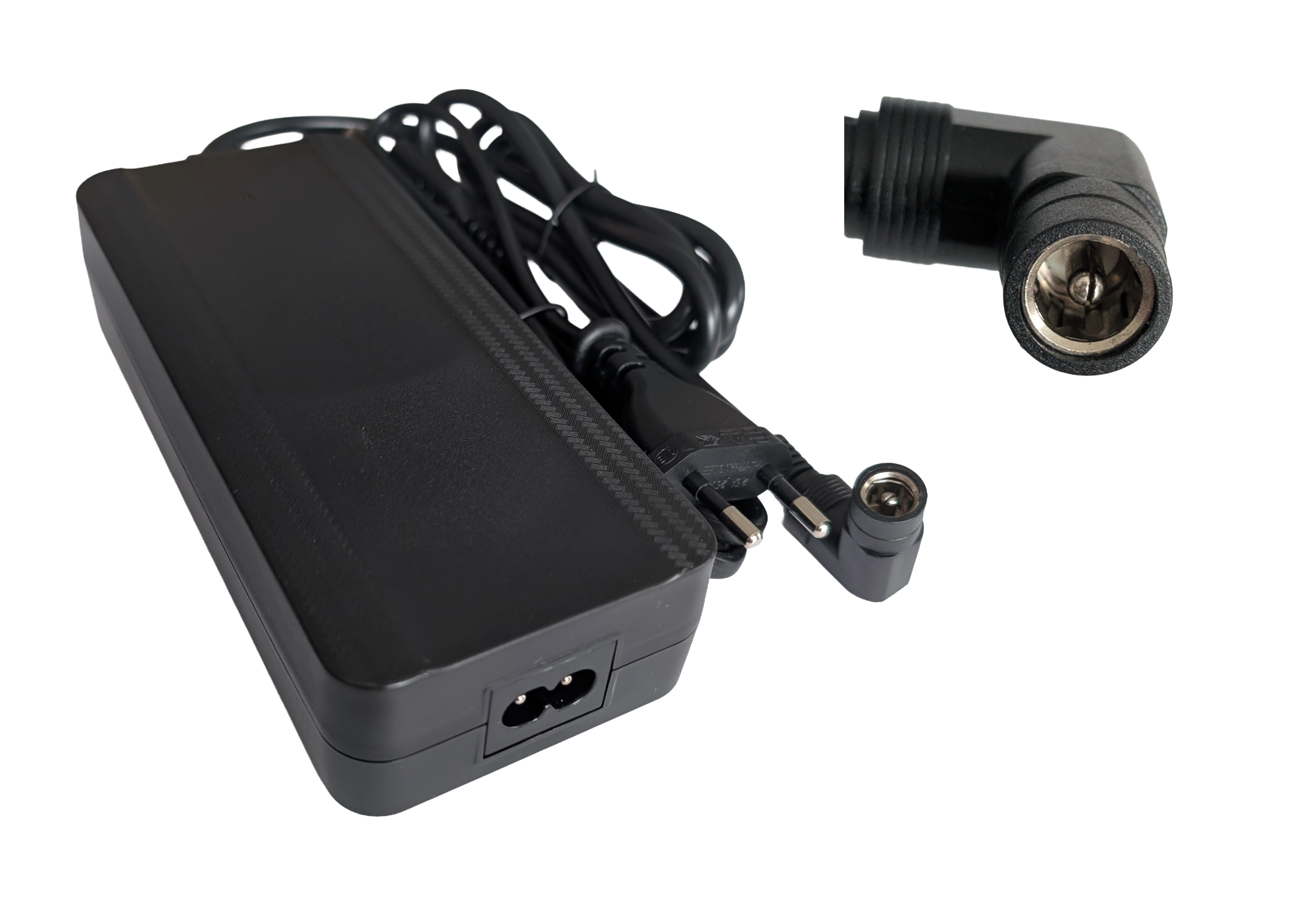 Lader voor diverse 36 volts Fietsaccu's, ronde connector met middenpin.