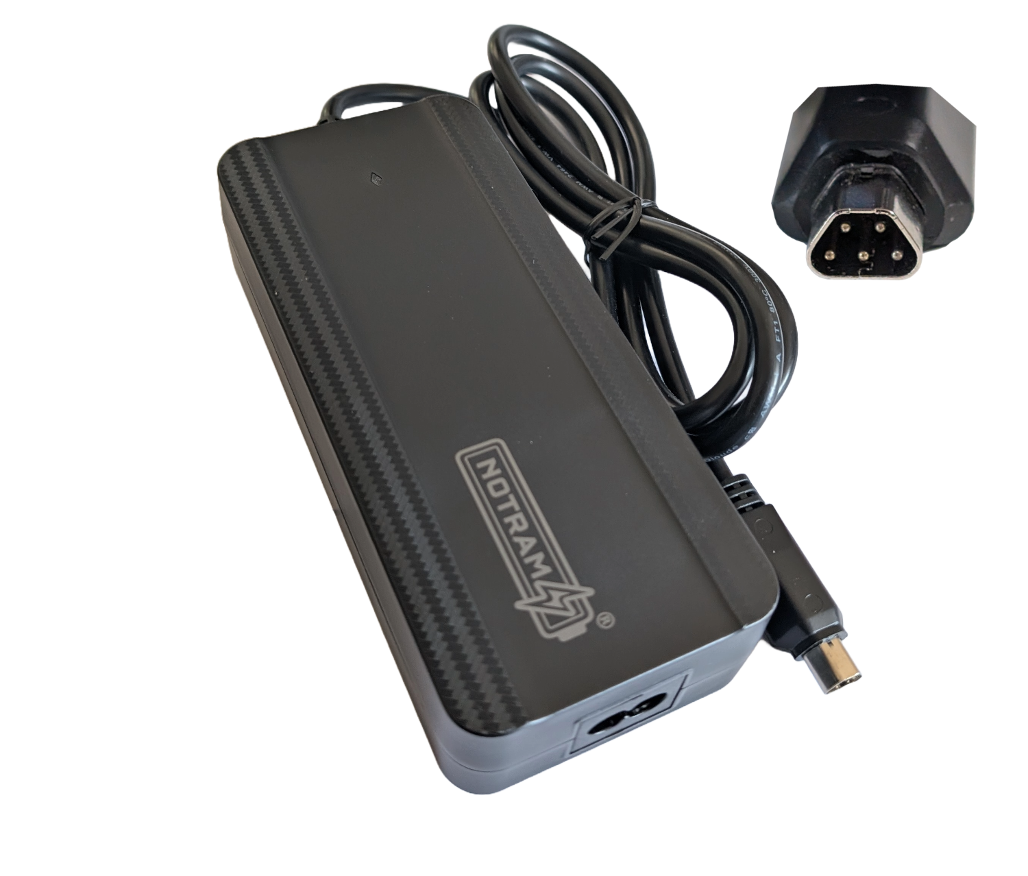 Stella Acculader - Elektrische fietsoplader - 5-polig  - trapezium - 36 Volt - 2 Ampère