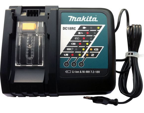 Makita Snellader DC18RC voor de 14,4 en de 18V voor Makita gereedschap