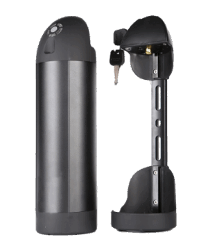 Universele accu voor ATB, MTB Mountain Bikes en zelfbouwfietsen of ombouwsets -Inclusief houder