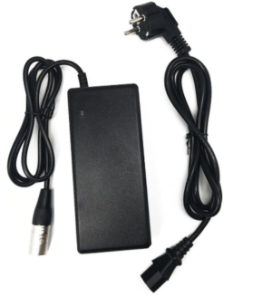 Lader voor diverse 36 volts Fietsaccu's met ronde 3 pins connector