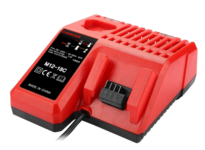 Lader voor Milwaukee M12 - M14 - M18 voor NI-CD, NI-MH en Li-ion accu's - 4932451079