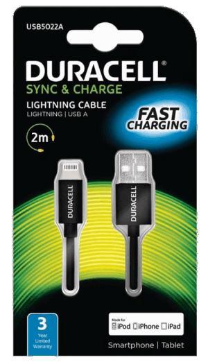 Duracell USB oplader voor Ipod / Ipad en Iphone