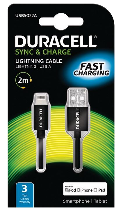 Duracell USB oplader voor Ipod / Ipad en Iphone