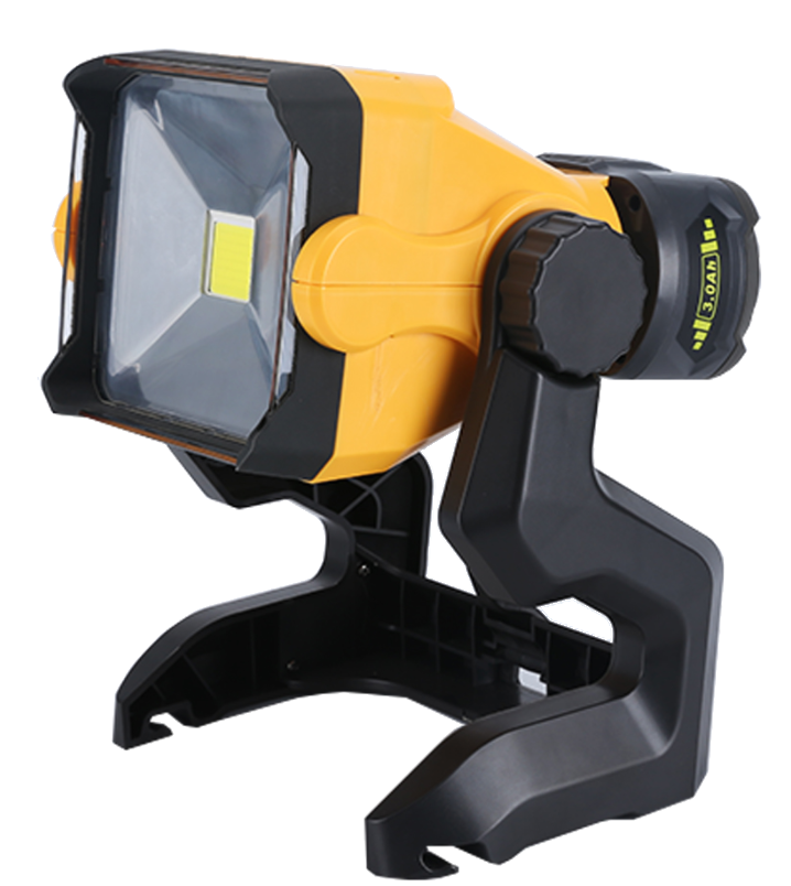 Led Werklamp - 2800 lumen, compatible met 18 volts makita en Dewalt accu's