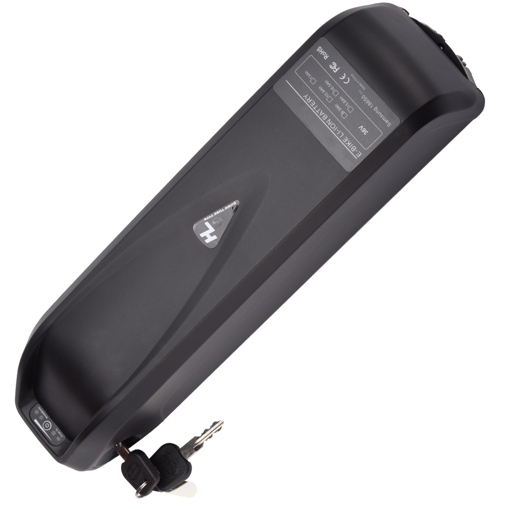 Hailong Downtube universele accu voor diverse verschillende fietsen - 36 volt - 15,6 Ah - 561 WH