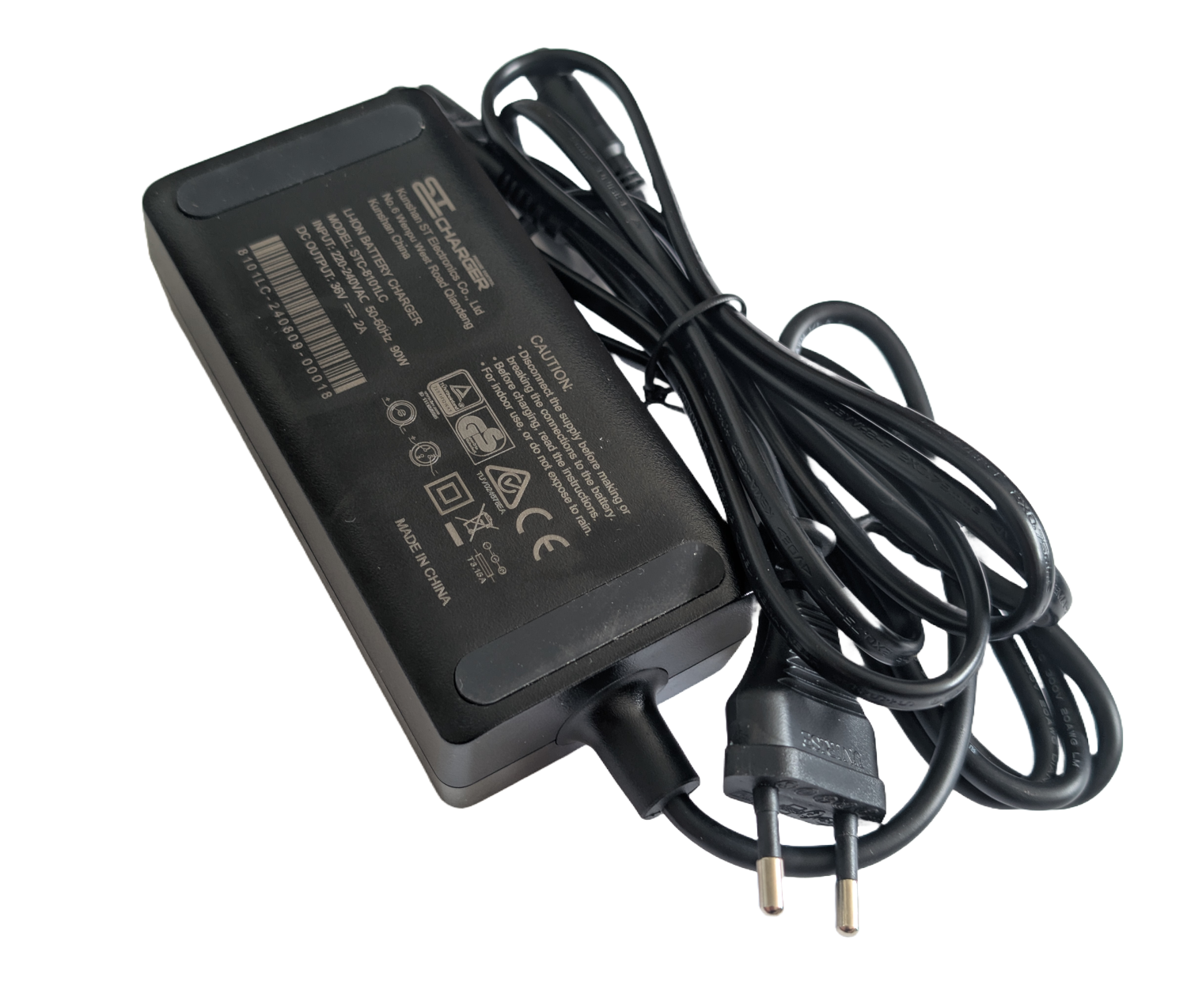 Lader voor Ebike accu YJ145 en diverse andere accu's, 3 pins