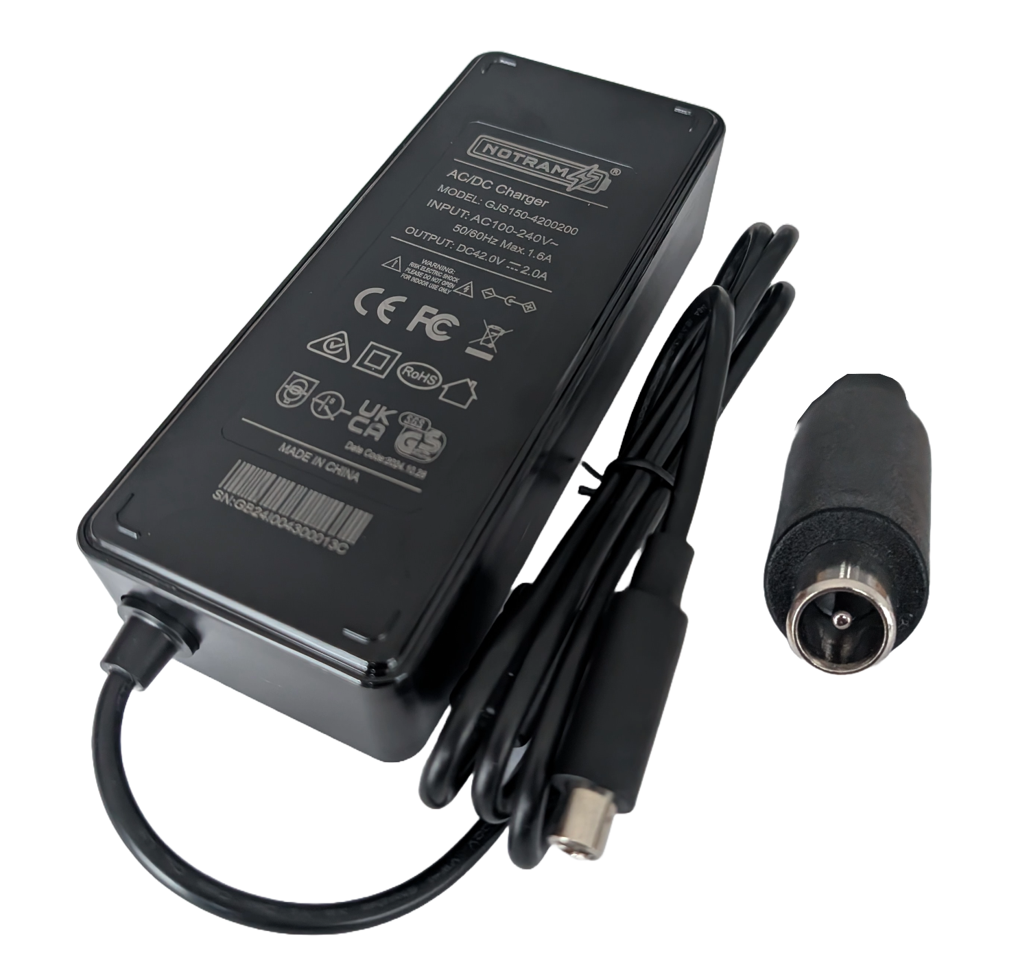 Elektrische fiets / ebike oplader voor Tenways - 36 - 2A met Xiaomi connector