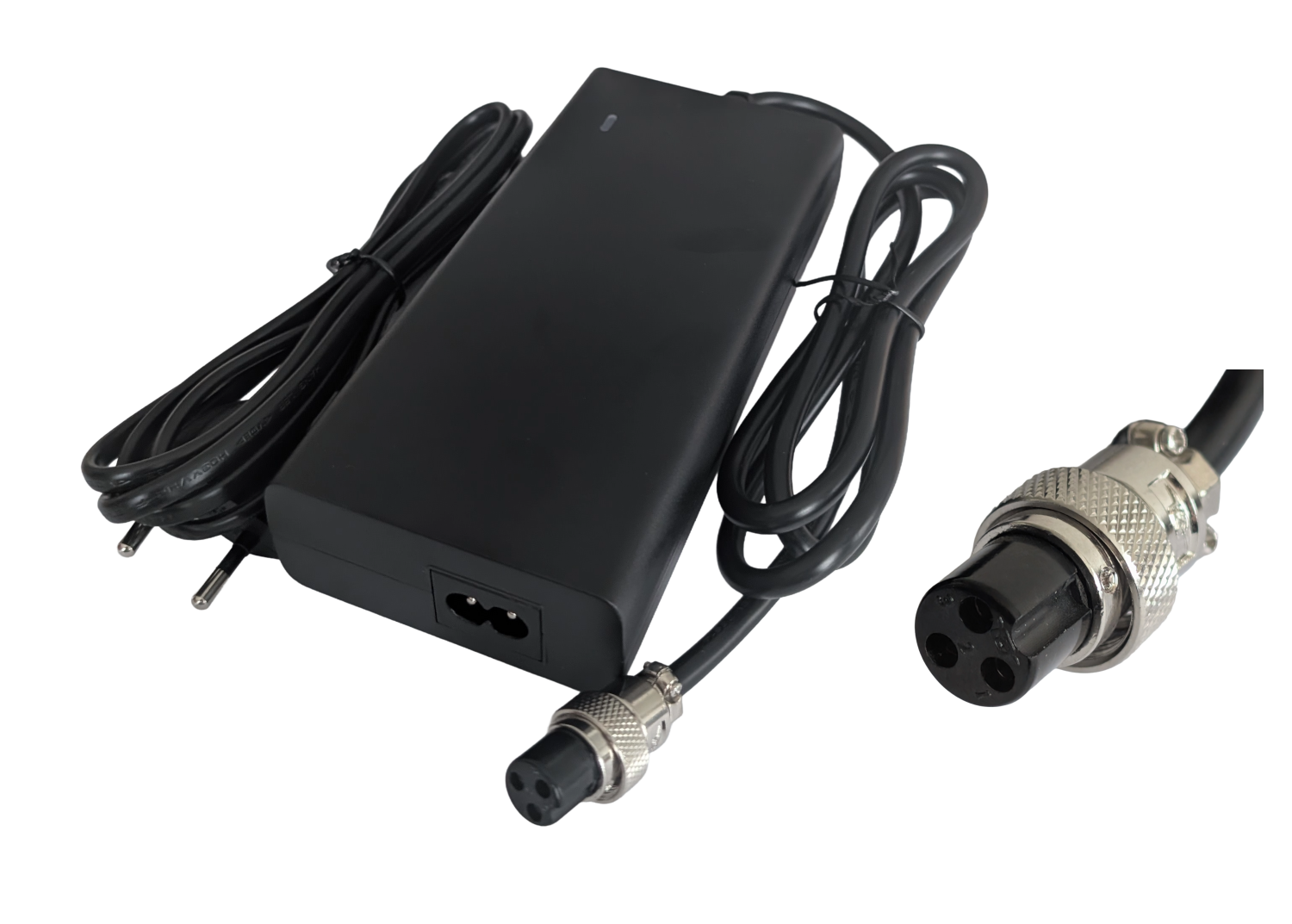 Elektrische fiets / ebike oplader voor diverse fatbikes - 54,6 |Volt - 2A met 3 pins aviaton connector